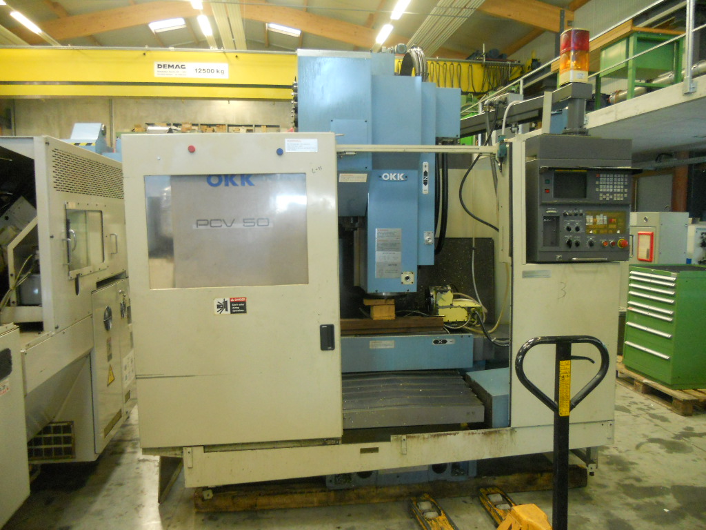 Okk Vertical Machining Centre Pcv 50 4th Axis 750mm X 450mm X 450mm