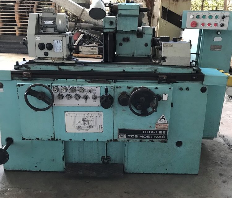 Tos Hostivar Universal Cylindrical Grinder In Very Good Condition Compelete Buaj 28 Capacity Dxl 280 1000 Mm Attachments Manuals 1987 Machinery Delivery